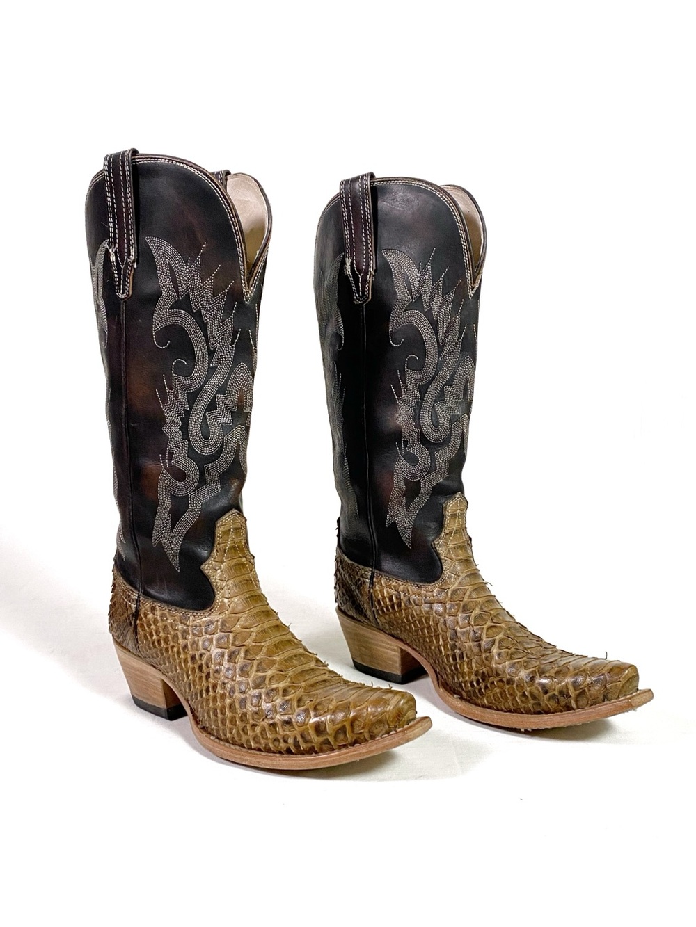 Freebird by Steven Woodland Python Western Boots